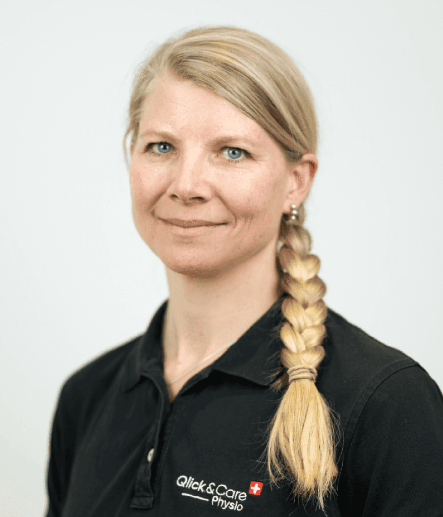 Physiothérapeute Qlick&Care auprès d’un patient à domicile