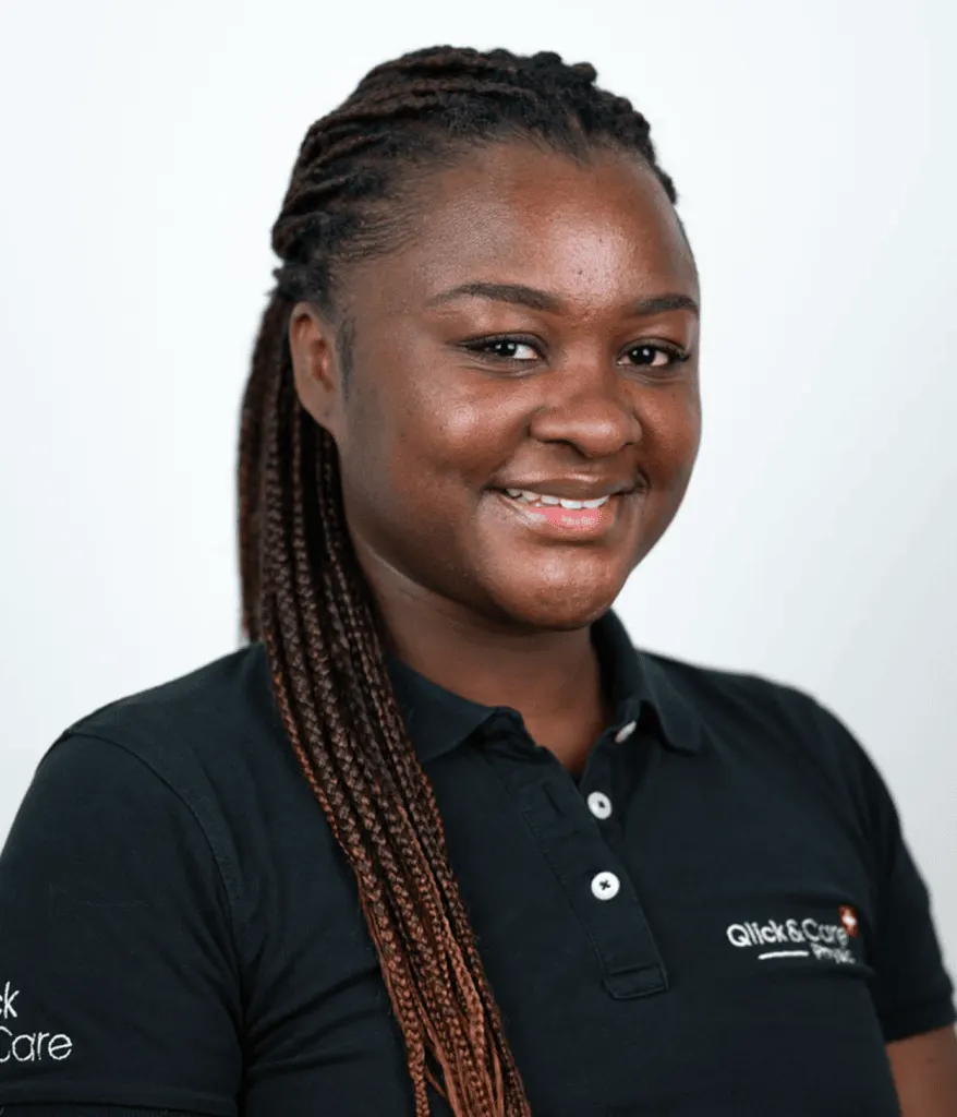Deborah Kambale — physiothérapeute Qlick&Care Genève